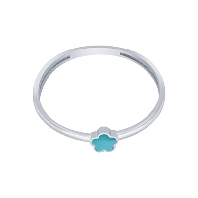 14 Ayar Yeşil Mineli Minimal Yüzük