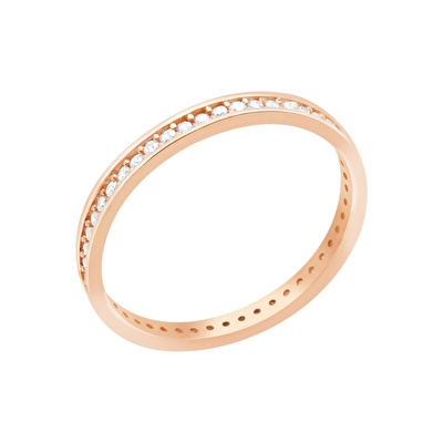 14 Ayar Rose Altın Tamtur Yüzük