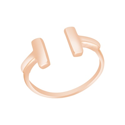 14 Ayar Rose Altın Taşsız Yüzük