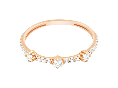 14 Ayar Rose Altın Trend Yüzük