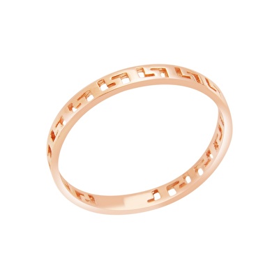 14 Ayar Rose Altın Taşsız Yüzük