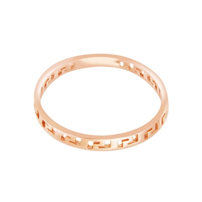 14 Ayar Rose Altın Taşsız Yüzük