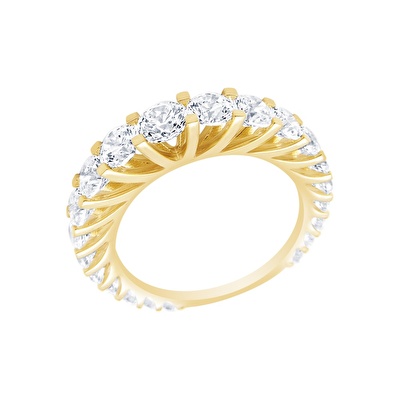 14 Ayar Sarı Altın Beştaş Yüzük