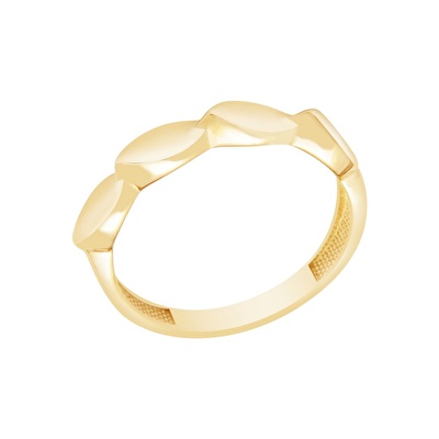 14 Ayar Sarı Altın Taşsız Yüzük