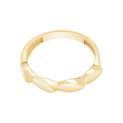 14 Ayar Sarı Altın Taşsız Yüzük