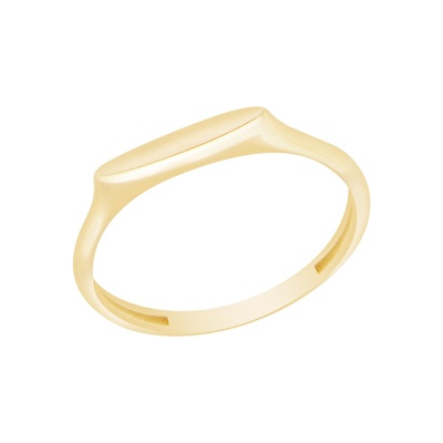 14 Ayar Sarı Altın Trend Minimal Yüzük