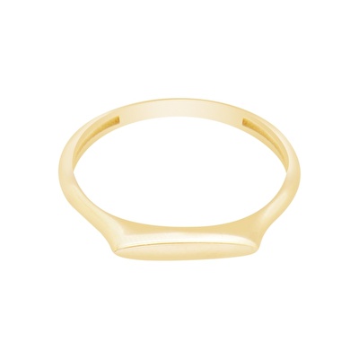 14 Ayar Sarı Altın Trend Minimal Yüzük