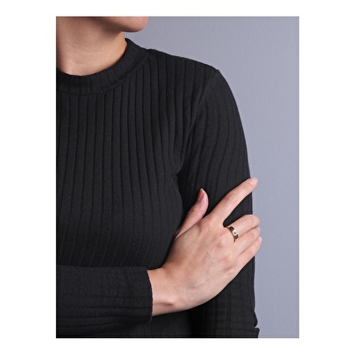 14 Ayar Rose Altın O Harf Yüzük