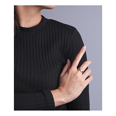 14 Ayar Rose Altın P Harf Yüzük