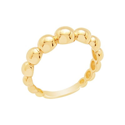 14 Ayar Sarı Altın Trend Toplu Yüzük