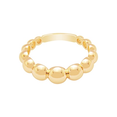 14 Ayar Sarı Altın Trend Toplu Yüzük