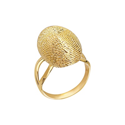 22 Ayar Sarı Altın Salyangoz Yüzük