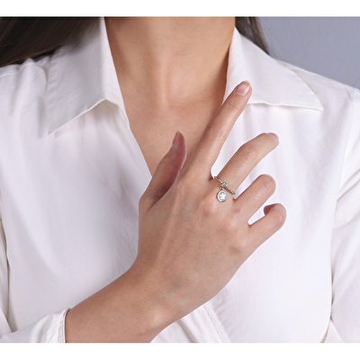 14 Ayar Sarı Altın Yıldız Figürlü Yüzük