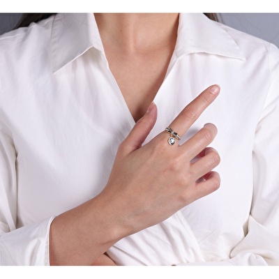 14 Ayar Sarı Altın Yıldız Figürlü Yüzük