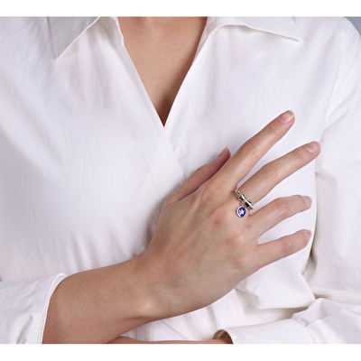 14 Ayar Sarı Altın Yıldız Figürlü Yüzük