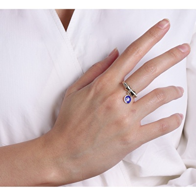 14 Ayar Sarı Altın Yıldız Figürlü Yüzük