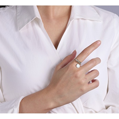 14 Ayar Sarı Altın Yıldız Figürlü Yüzük