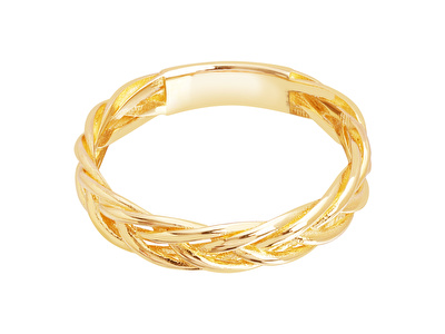 14 Ayar Sarı Altın Trend Burgu Yüzük