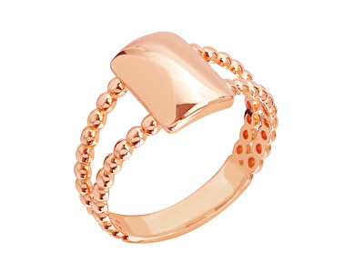 14 Ayar Rose Altın Taşsız Yüzük