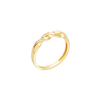 14 Ayar Sarı Altın Trend Burgu Yüzük