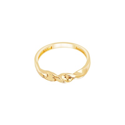 14 Ayar Sarı Altın Trend Burgu Yüzük