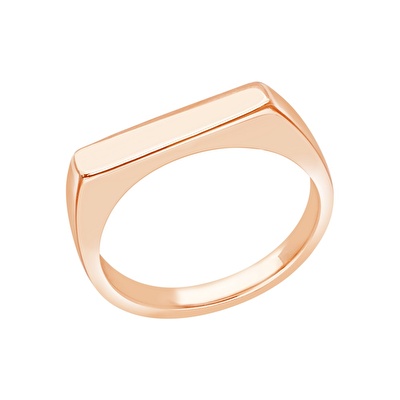 14 Ayar Rose Altın Minimal Yüzük