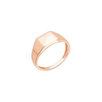 14 Ayar Rose Altın Serçe Parmak Yüzük