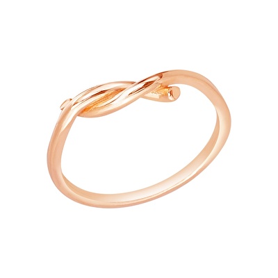 14 Ayar Rose Altın Düğüm Yüzük