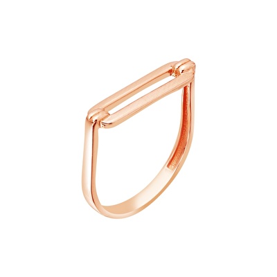 14 Ayar Rose Altın Minimal Yüzük