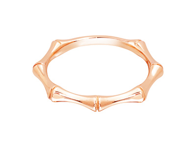 14 Ayar Rose Altın Taşsız Yüzük