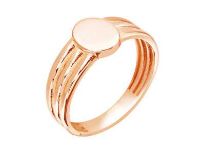 14 Ayar Rose Altın Serçe Parmak Yüzük