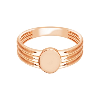 14 Ayar Rose Altın Serçe Parmak Yüzük