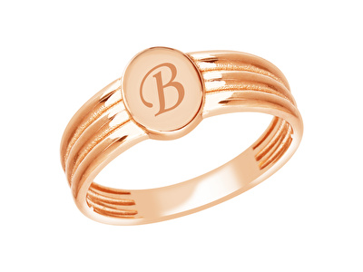 14 Ayar Rose Altın Serçe Parmak Yüzük