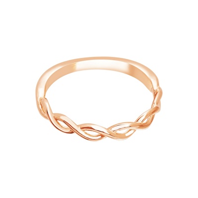 14 Ayar Rose Altın Burgu Yüzük