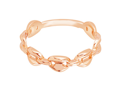 14 Ayar Rose Altın Taşsız Yüzük