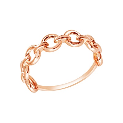 14 Ayar Rose Altın Trend Yüzük