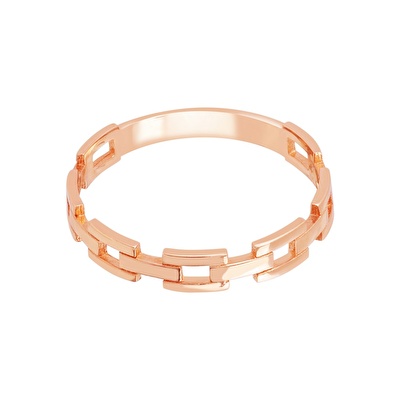 14 Ayar Rose Altın Zincir Yüzük