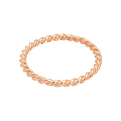 14 Ayar Rose Altın Burgu Yüzük