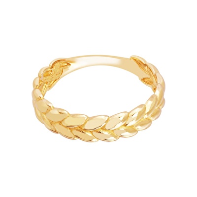 14 Ayar Sarı Altın Taşsız Yüzük