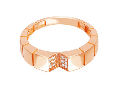 14 Ayar Rose Altın Minimal Yüzük