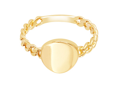 14 Ayar Sarı Altın Serçe Parmak Yüzük