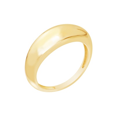 14 Ayar Sarı Altın Bombe Yüzük