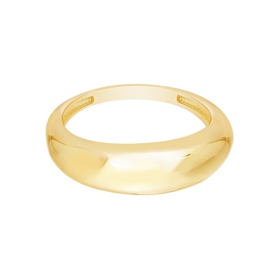 14 Ayar Sarı Altın Bombe Yüzük