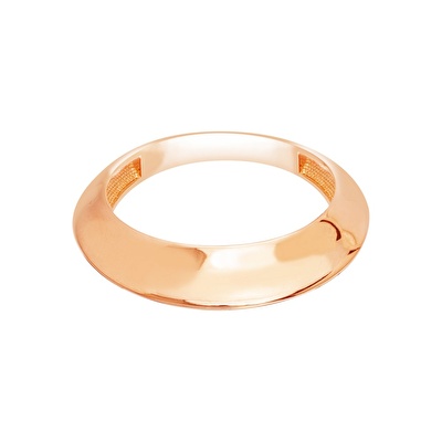 14 Ayar Rose Altın Bombe Yüzük