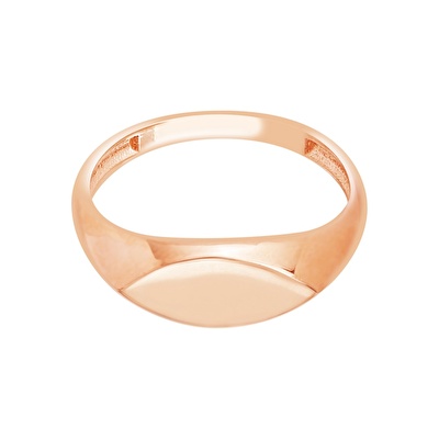 14 Ayar Rose Altın Serçe Parmak Yüzük