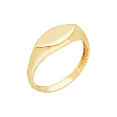 14 Ayar Sarı Altın Serçe Parmak Yüzük