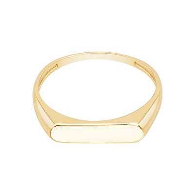 14 Ayar Sarı Altın Serçe Parmak Yüzük