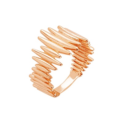 14 Ayar Rose Altın Zigzak Yüzük