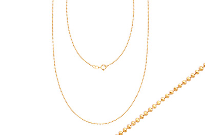 14 Ayar Sarı Altın Trend Popcorn Zincir