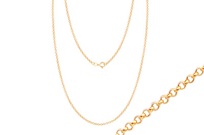 14 Ayar Sarı Altın Trend Zincir